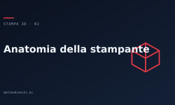 Featured image of post Anatomia della stampante FDM