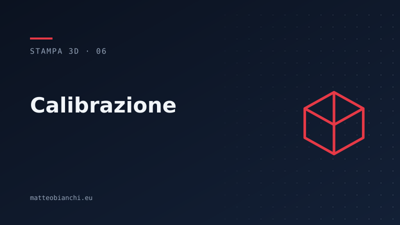 Featured image of post Calibrazione: temperatura, flusso e retraction