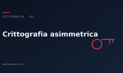 Featured image of post Crittografia asimmetrica: RSA ed ECC