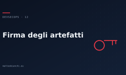 Featured image of post Firmare gli artefatti con Sigstore