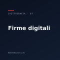 Firme digitali: autenticità e non ripudio