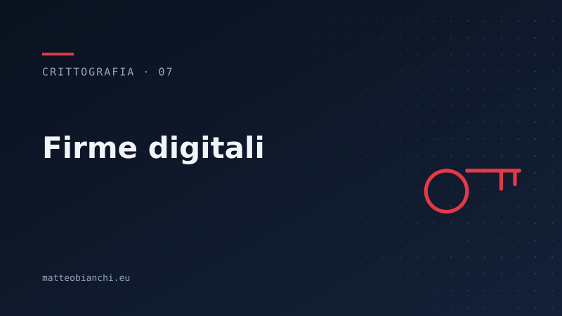 Featured image of post Firme digitali: autenticità e non ripudio
