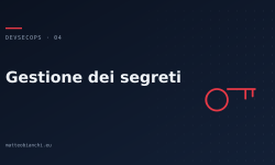 Featured image of post Gestione dei segreti: mai nel codice
