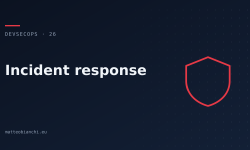 Featured image of post Incident response nel mondo DevSecOps