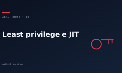 Featured image of post Least privilege e accesso Just-in-Time