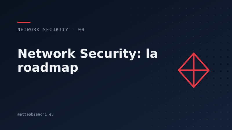 Featured image of post Network Security dal cavo in su: la roadmap