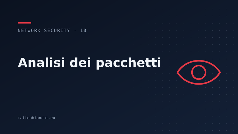 Featured image of post Analisi dei pacchetti con Wireshark