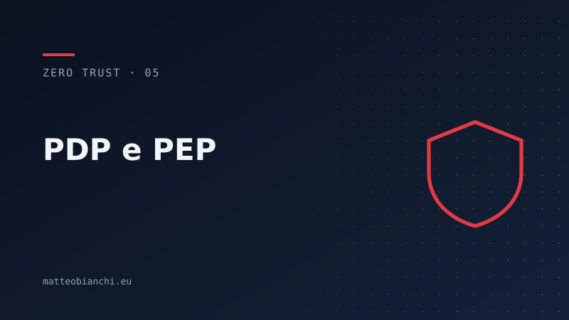 Featured image of post PDP e PEP: il motore che decide e applica le policy