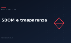Featured image of post SBOM: la distinta base del software