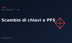 Featured image of post Scambio di chiavi e forward secrecy
