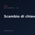 Scambio di chiavi e forward secrecy