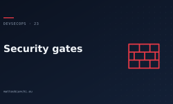 Featured image of post Security gates: bloccare senza strangolare
