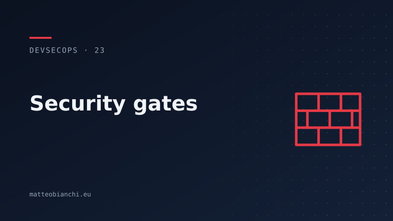 Featured image of post Security gates: bloccare senza strangolare