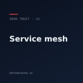 Service mesh e Zero Trust