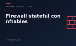 Featured image of post Firewall stateful con nftables