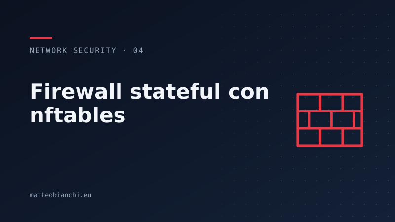 Featured image of post Firewall stateful con nftables