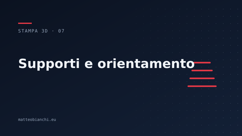 Featured image of post Supporti e orientamento