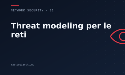 Featured image of post Threat modeling per le reti: STRIDE su una rete vera