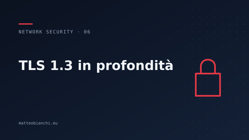 Featured image of post TLS 1.3 in profondità