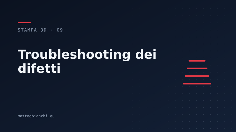 Featured image of post Troubleshooting dei difetti di stampa