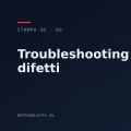 Troubleshooting dei difetti di stampa