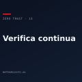 Verifica continua e accesso adattivo al rischio